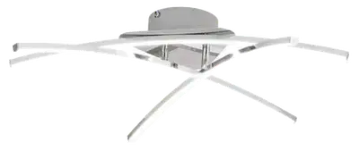 RABALUX Alexis plafonska lampa LED 3x7W hrom