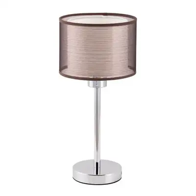 RABALUX Anastasia stona lampa E27 60W hrom / braon