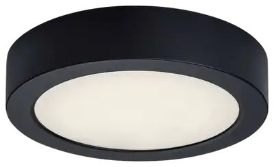 RABALUX Shaun2 plafonjera 15W 4000K crna okrugla