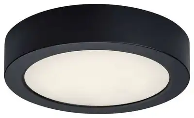 RABALUX Shaun2 plafonjera 15W 4000K crna okrugla