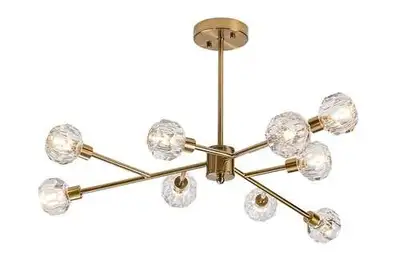 RABALUX Kassia, plafonjera, G9 9X MAX 5W, gold