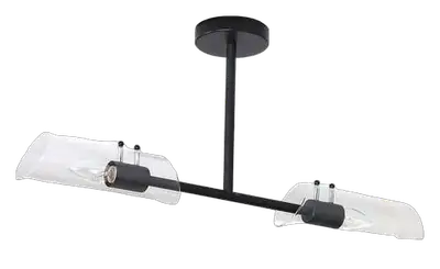 RABALUX Teodoro plafonjera E14 2x12W crna