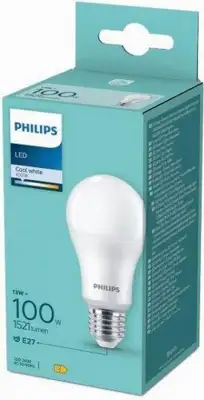 PHILIPS  13W(100W) A60 E27 CW FR ND 1PF / 6