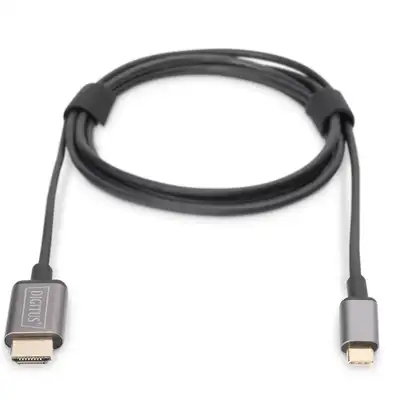 DIGITUS Kabl USB Tip C na HDMI 4K 1.8m crni