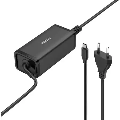 HAMA Univerzalni USB-C punjac za laptop 5–20V/100W, GaN, PD