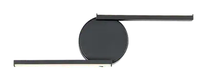 RABALUX Sabira, LED zidna lampa crna 340lm-790lm, 4000K 8W IP20