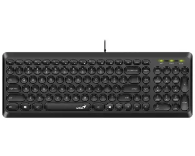GENIUS SlimStar Q200,USB,BLK,SER