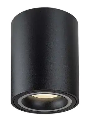 RABALUX Kobald plafonjera GU10 25W crna D8cm
