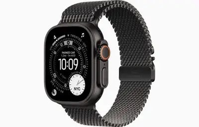 APPLE Watch Ultra 3 Cellular 49mm Black Titanium Case with Black Titanium Milanese Loop - Small mf1n4se / a