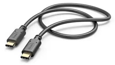 HAMA Charging / Data kabl, USB Type-C-USB Type-C, 1m crni