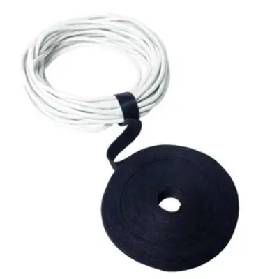LOGILINK Cicak traka za vezivanje kablova Velcro 10m (Crna)