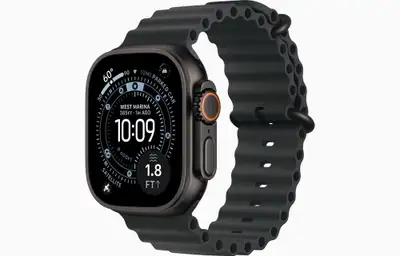 APPLE Watch Ultra 3 Cellular 49mm Black Titanium Case with Black Ocean Band mf0j4se / a