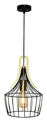 RABALUX Parov, visilica zlatno / crna E27