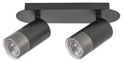 RABALUX Zircon, unutrašnja metal zidna lampa spot, 2xGU10
