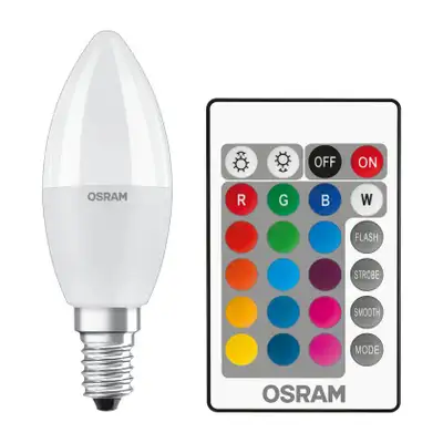 OSRAM LED Sijalica RGB daljinski E14 5.5W 2700k dim