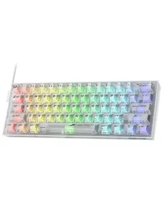 REDRAGON Fizz RGB Gaming Keyboard White