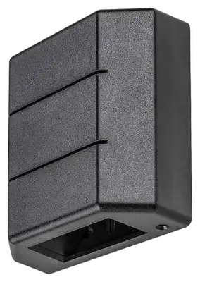 RABALUX Lippa, spoljna zidna LED 6W 3000K, IP54 2 snopa crna