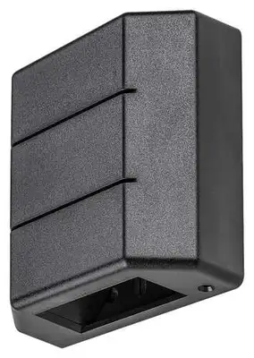 RABALUX Lippa, spoljna zidna LED 6W 3000K, IP54 2 snopa crna