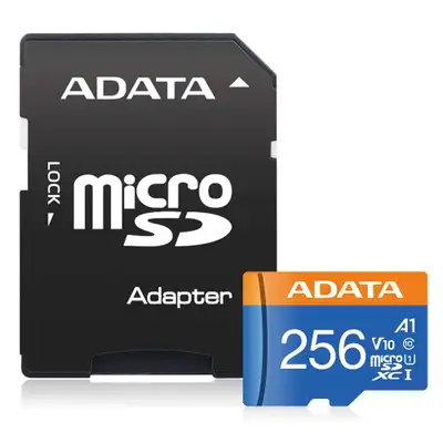 ADATA MICRO SD 256GB + SD ADAPTER (AUSDX256GUICL10A1-RA1)