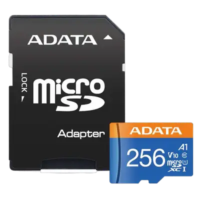 ADATA MICRO SD 256GB + SD ADAPTER (AUSDX256GUICL10A1-RA1)