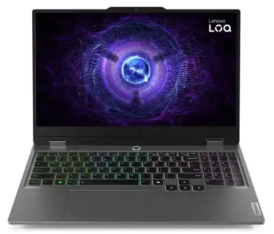 LENOVO LOQ 15IRX9, 15.6" FHD, Intel Core i5-13450HX, 16GB, 512GB SSD, RTX 4050 6GB, SR, DOS, siva (83DV01DDYA)