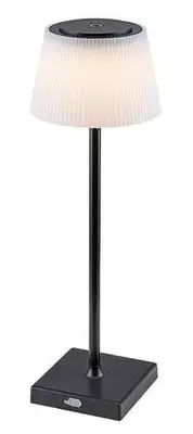 RABALUX Taena, stona lampa crna 4W 200lm-330lm, 3000-5000K, H38cm IP44