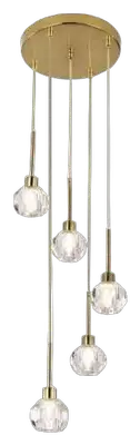 RABALUX Kassia, visilica, G9 5X MAX 5W, gold