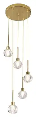 RABALUX Kassia, visilica, G9 5X MAX 5W, gold