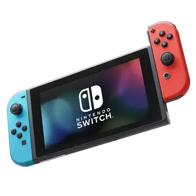 NINTENDO Switch Console (OLED Model) Neon Red and Blue