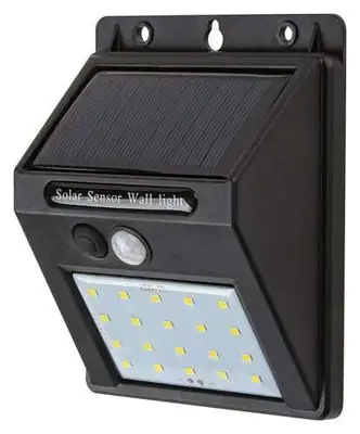 RABALUX Ostrava, spoljna solarna,LED 1,3W,crno sa senzorom