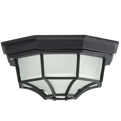 RABALUX Milano spoljna plafonjera E27 100W crno IP44