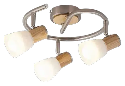 RABALUX Gavin spot E14 3x40W s.hrom, beech