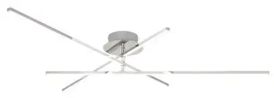 RABALUX Mecrvenoith plafonska lampa 3Fluo cev LED 18W hrom