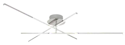 RABALUX Mecrvenoith plafonska lampa 3Fluo cev LED 18W hrom
