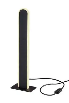RABALUX Sindri, stona crna LED 15W, 3000-4000K, dimabilna, visina 35cm
