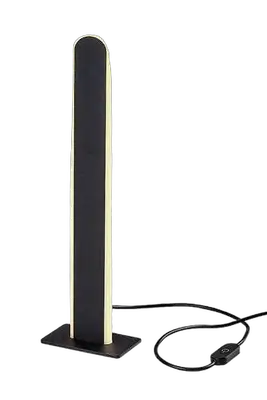 RABALUX Sindri, stona crna LED 15W, 3000-4000K, dimabilna, visina 35cm
