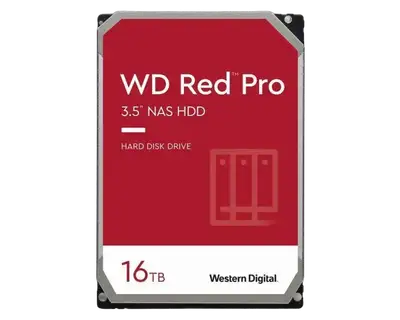 WESTERN DIGITAL 16TB 3.5 SATA III 512MB 7.200rpm WD161KFGX Red Pro