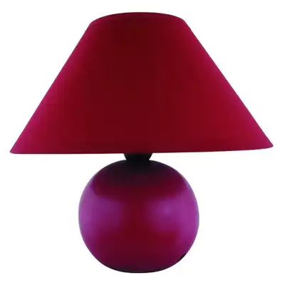 RABALUX Ariel keramicka stona lampa E14 40W, crveno