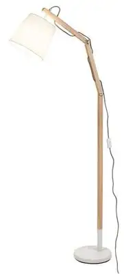 RABALUX Thomas podna lampa E27 60W belo+drvo