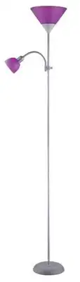 RABALUX Action podna lampa sa citacem E27+E14 silver / ljubicasta