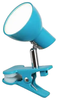 RABALUX Noah, clip lamp, blue,  LED 5W