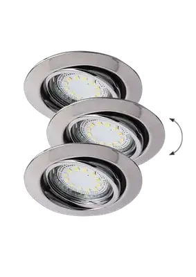 RABALUX Lite LED ugradni spot GU10 3x3W hrom