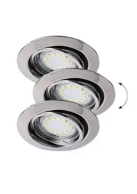 RABALUX Lite LED ugradni spot GU10 3x3W hrom