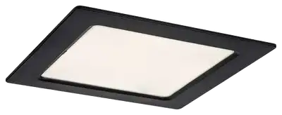 RABALUX Shaun2 plafonjera 12W 4000K crna cetvrtasta