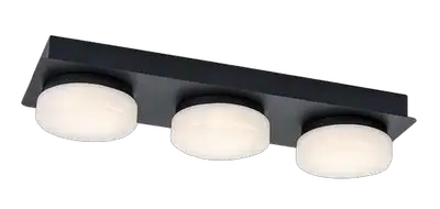 RABALUX Attichus mat crna 18W 1700lm-2350lm, 4000K IP44
