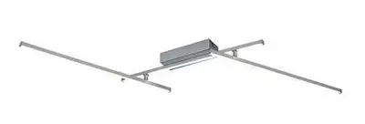 RABALUX Negan, LED plafonjera, srebrna 24W 1550lm-2850lm, 4000K