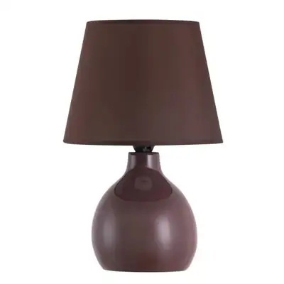 RABALUX Ingrid keramicka stona lampa E14 braon