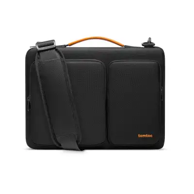 TOMTOC DEFENDER A42 LAPTOP BRIEFCASE BLACK 16" A42F3D1