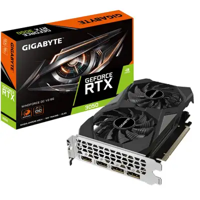 GIGABYTE nVidia GeForce RTX 3050 6GB 96bit GV-N3050WF2OCV2-6GD