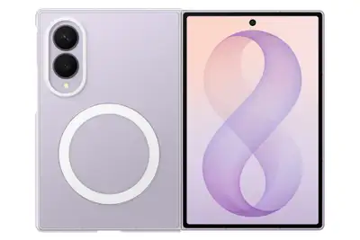 SAMSUNG Galaxy Z Fold8 Silicone Magnet Case Transparent EF-CF971CTEGWW